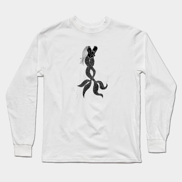 Mermaids Long Sleeve T-Shirt by Ava Ray Doodles